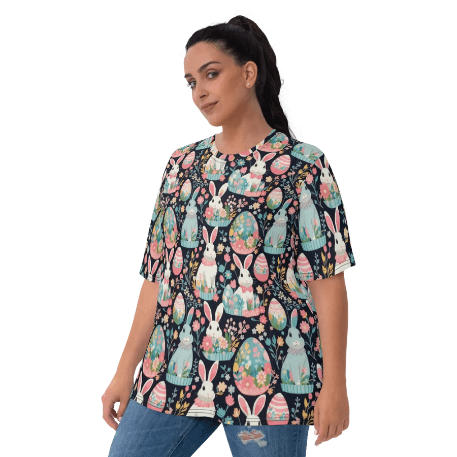 Easter Pattern All Over Print T-shirt product image (3)