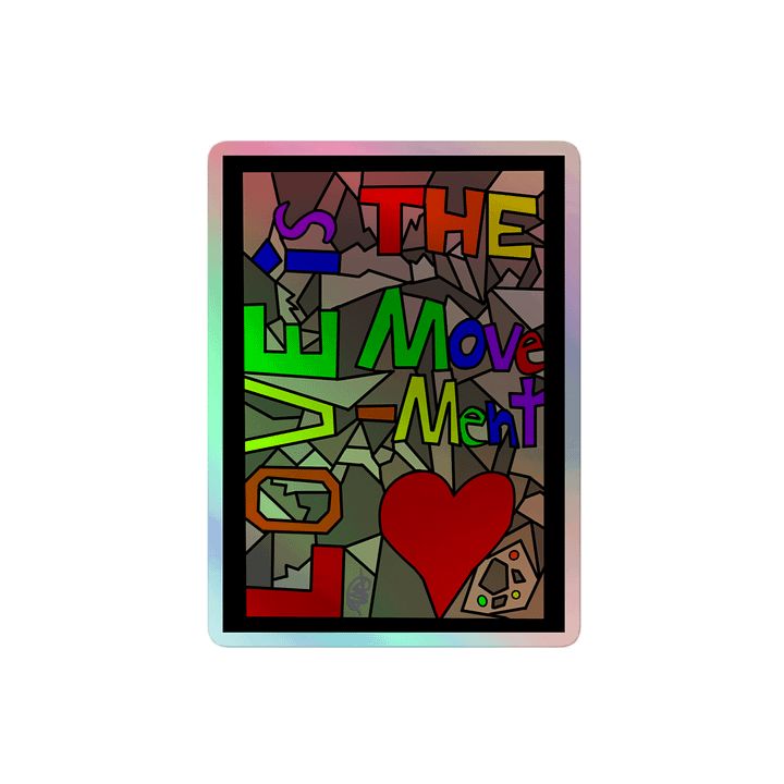 Love Is The Movement: Rainbow (Holo-Stickers) product image (2)