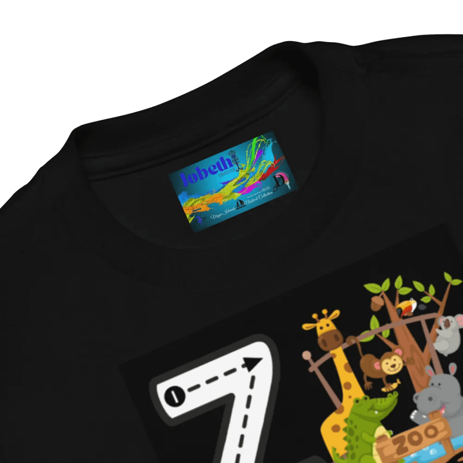 JoBeth Design  Black  Zz🦓 Toddler T-Shirt👚 product image (4)