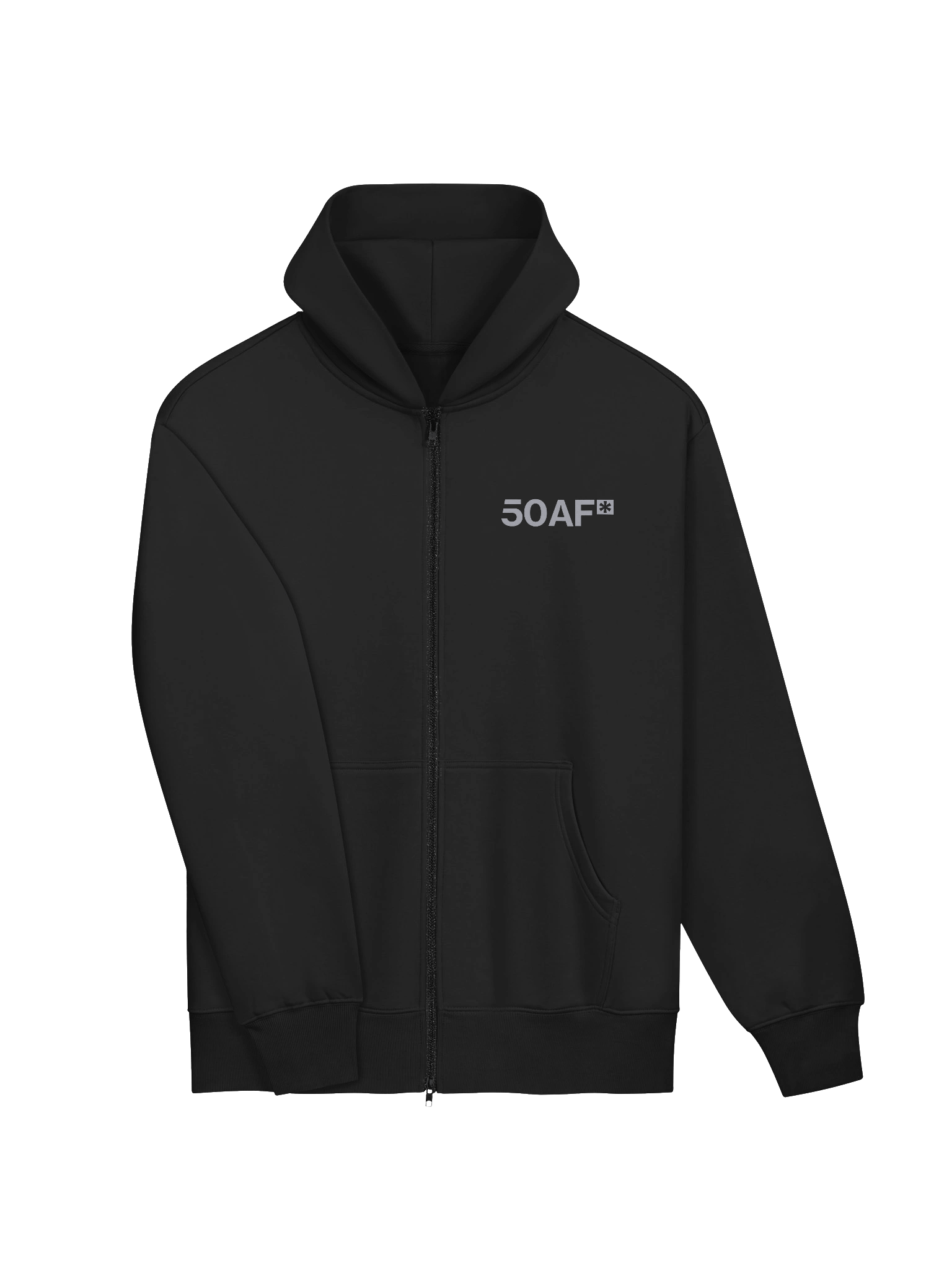 50AF™ Zip Hoodie (Steel Gray) product image (3)