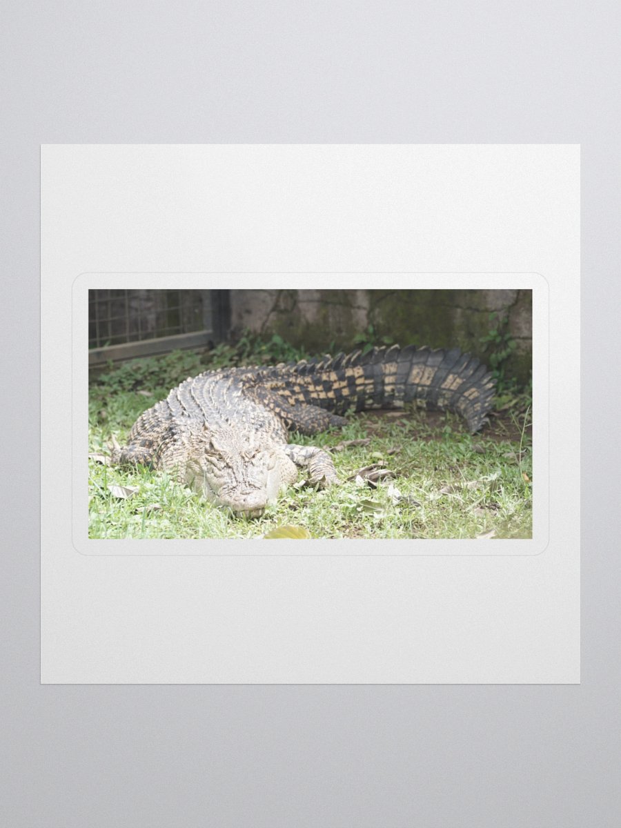 Majestic Crocodile Kiss Cut Stickers product image (1)
