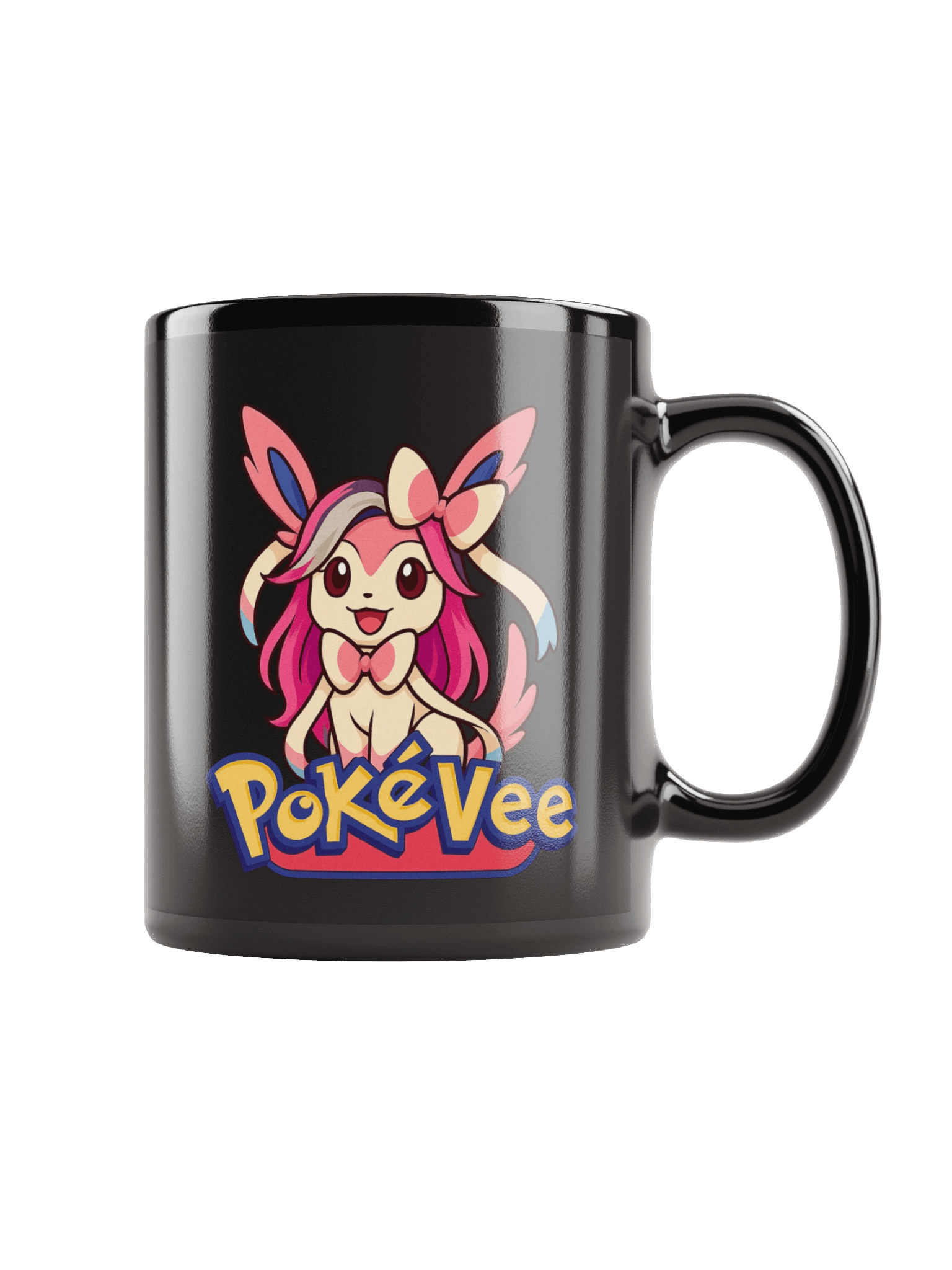 PokéVee Black Mug product image (1)