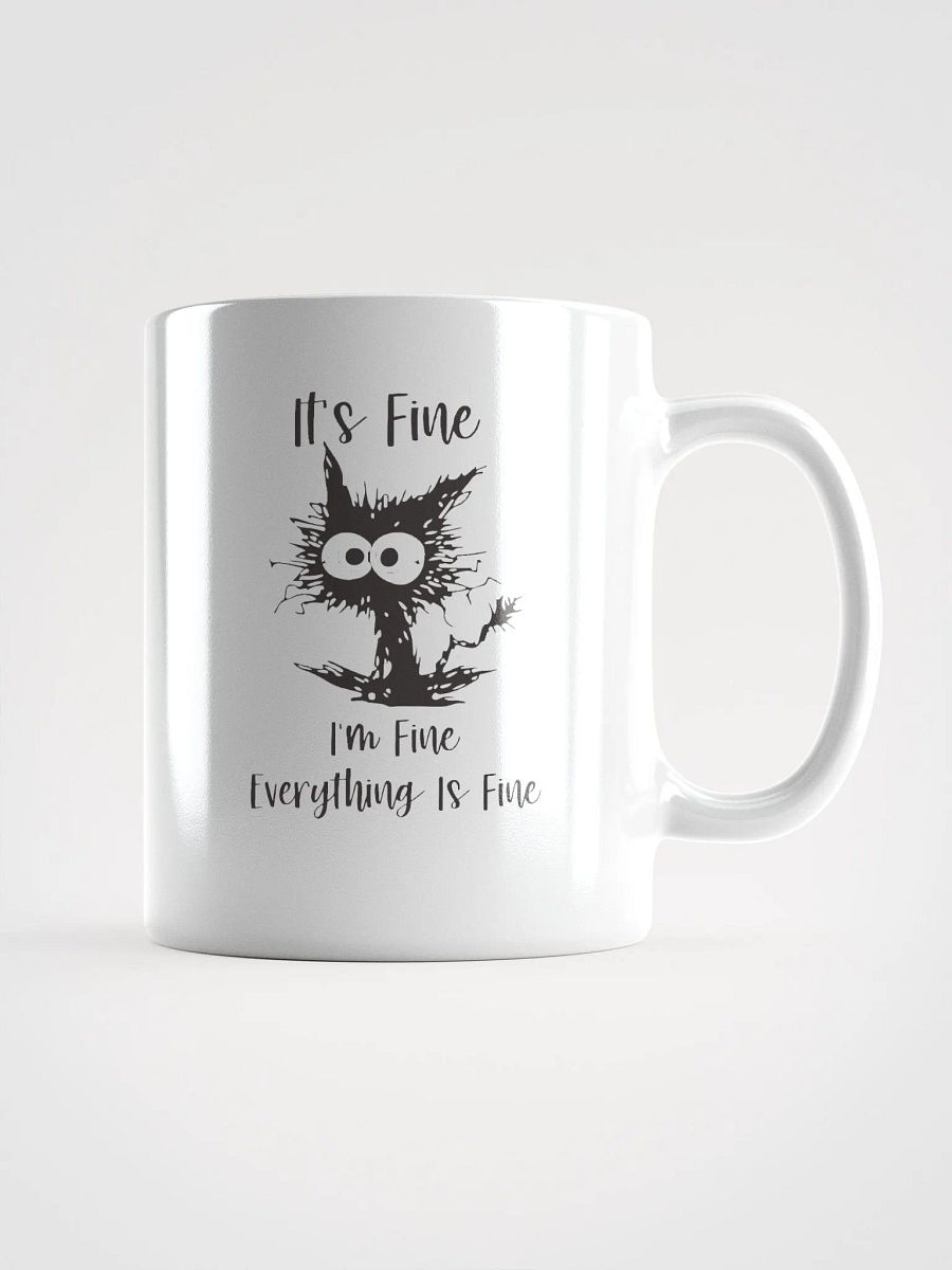 Frazzled Cat 'It's Fine' Mug product image (3)
