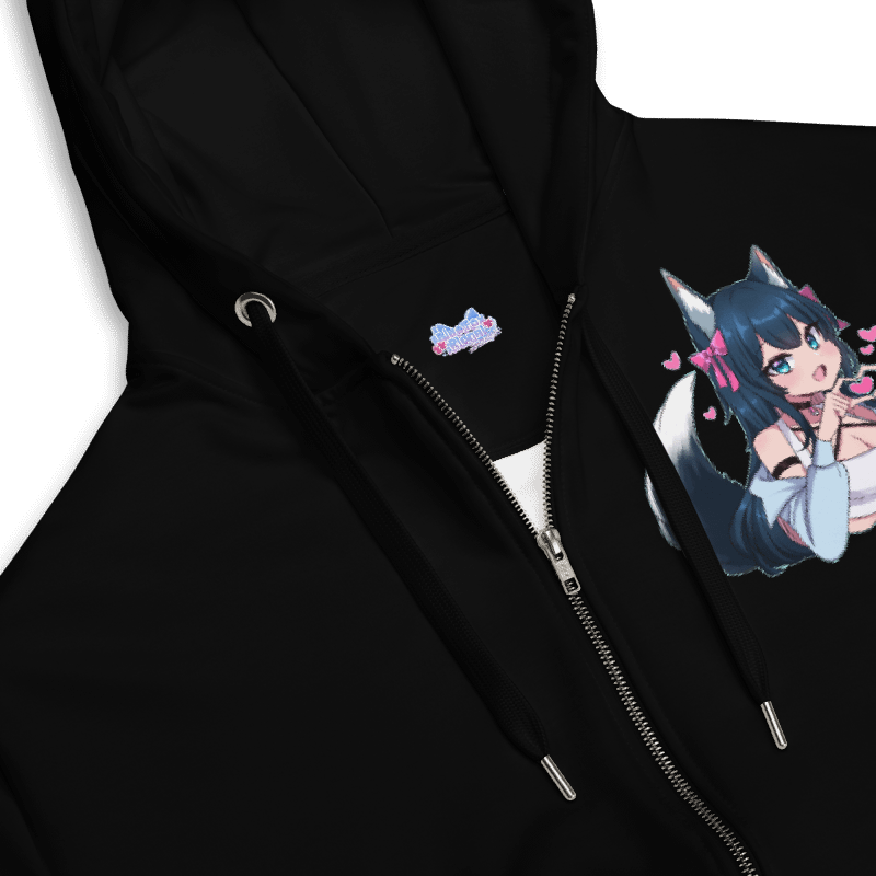 Blue Fox Hoodie - Black product image (3)