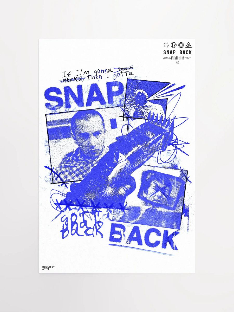 Twenty One Pilots - Snap Back Poster (BLUE VERSION) product image (1)