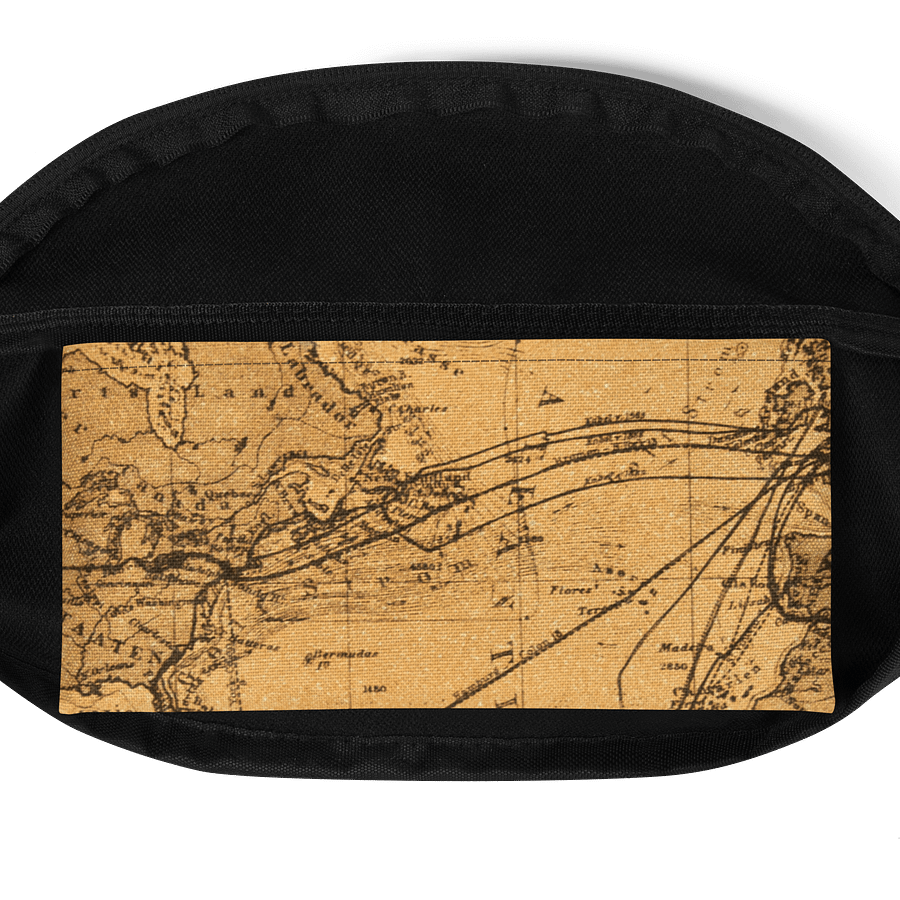 Vintage World Map All-Over Fanny Pack product image (4)