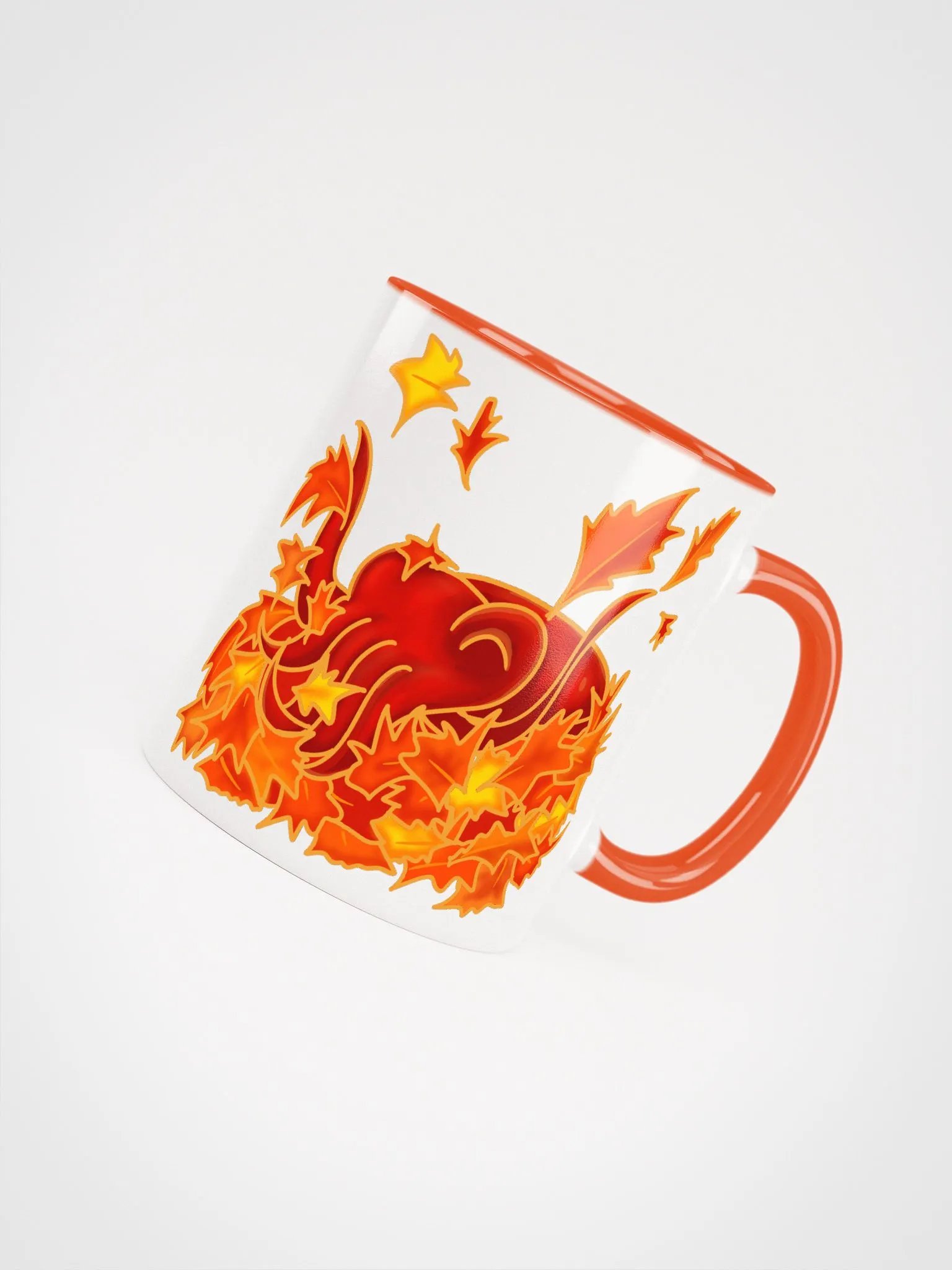 Leafpile Cuttle double sided- color mug product image (34)
