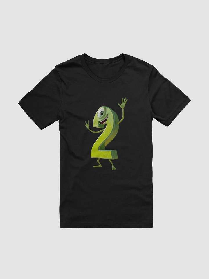 Green Number 2 Character Super-Soft T-Shirt product image (3)