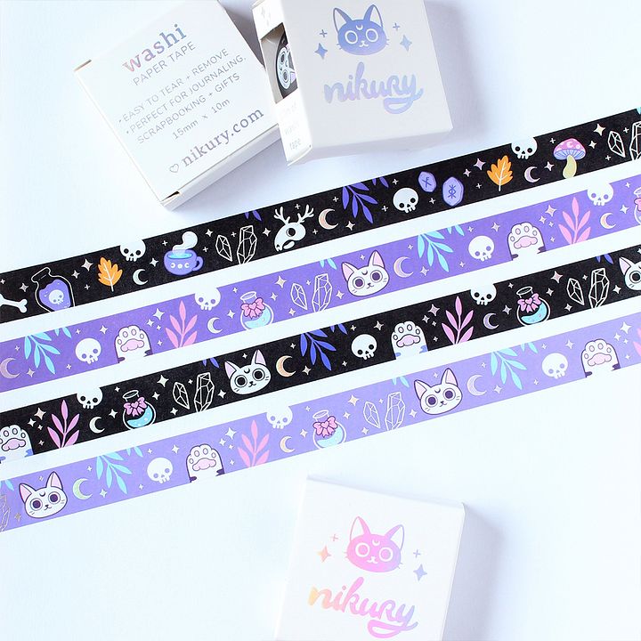 Witchy Holo Washi Tapes | 4 Different product image (1)
