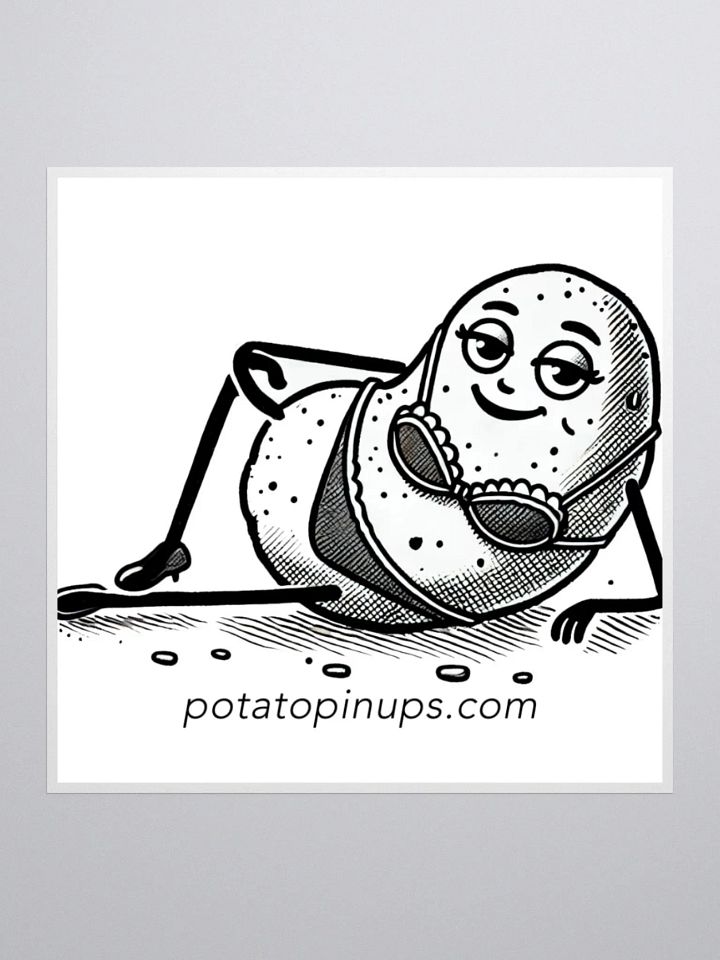 Pinup Potato Bikini Sticker product image (1)