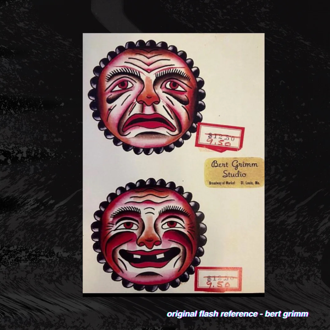 Bert Grimm Clown Sun & Moon Pattern Set product image (3)