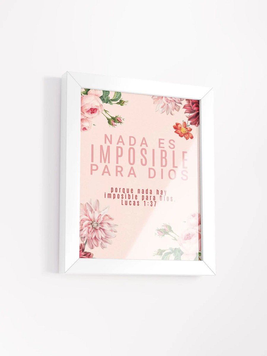 Divine Floral Encouragement Matte Poster product image (81)