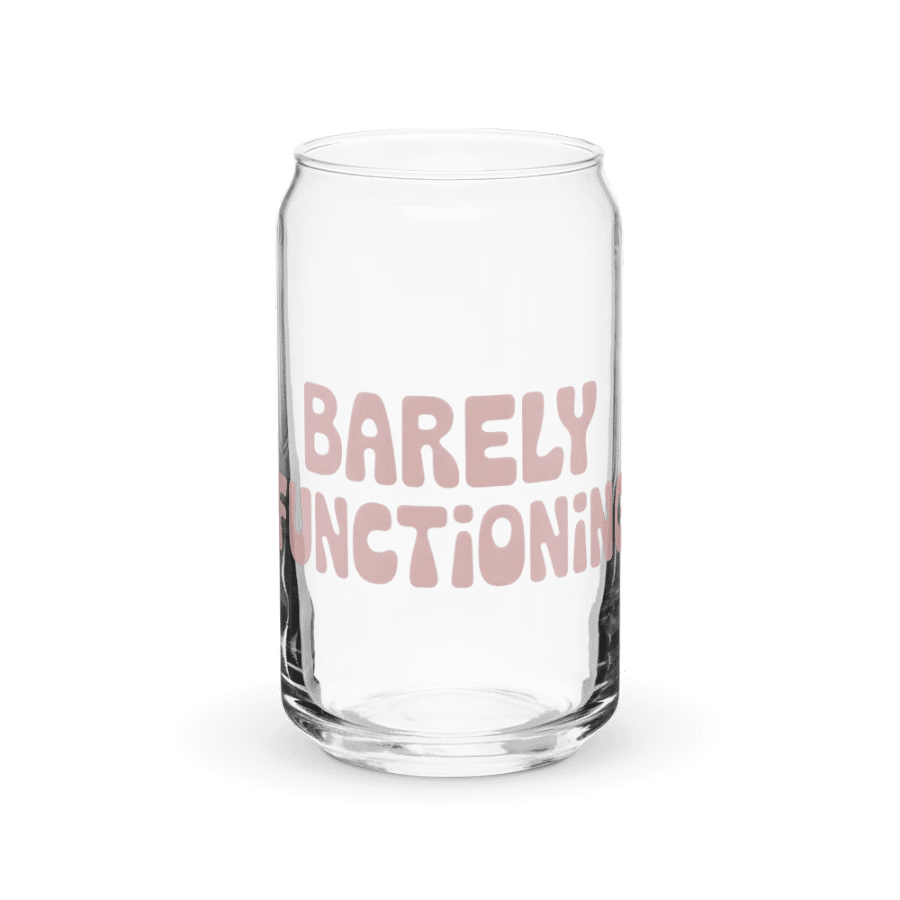 Barely Functioning Can-Shaped Glass product image (2)