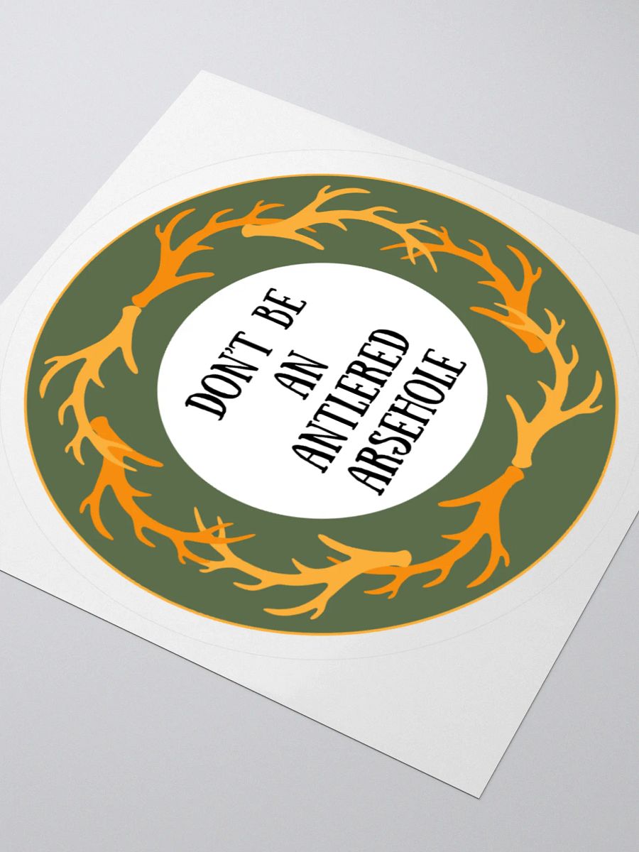 Stag Man Reprimand Sticker product image (8)