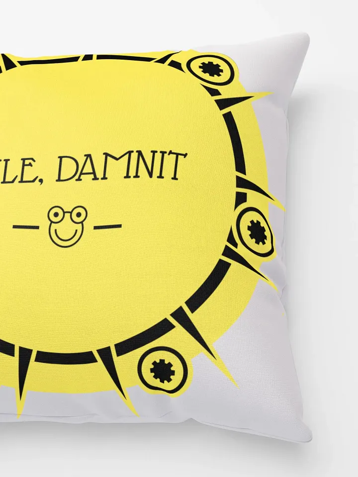 SMILE, DAMNIT. STYLIZED PILLOW product image (3)