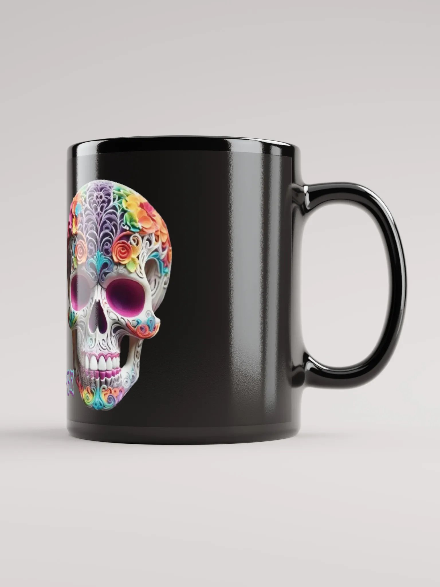 Black Mug Suger Skull product image (1)