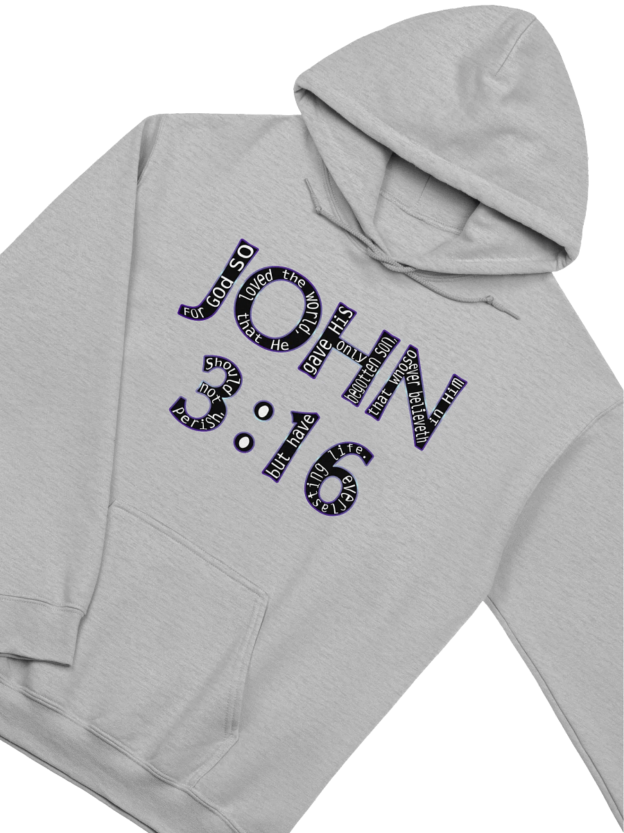 John 3:16 With Verse Hoodie product image (3)