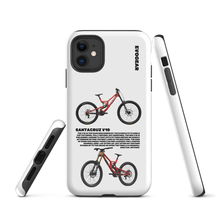 White Santa Cruz V10 iPhone Case product image (1)