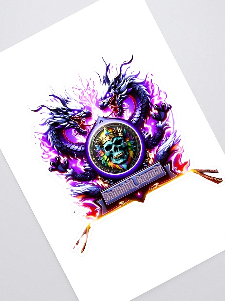 Badhabit_Gam3r Window Stickers product image (1)