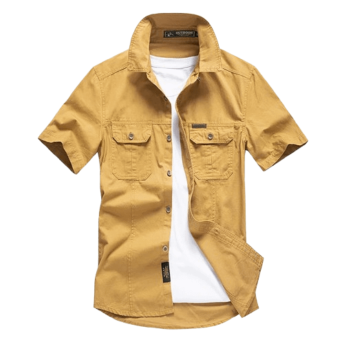 Short Sleeve Shirt Men's Cotton Work Shirt product image (1)