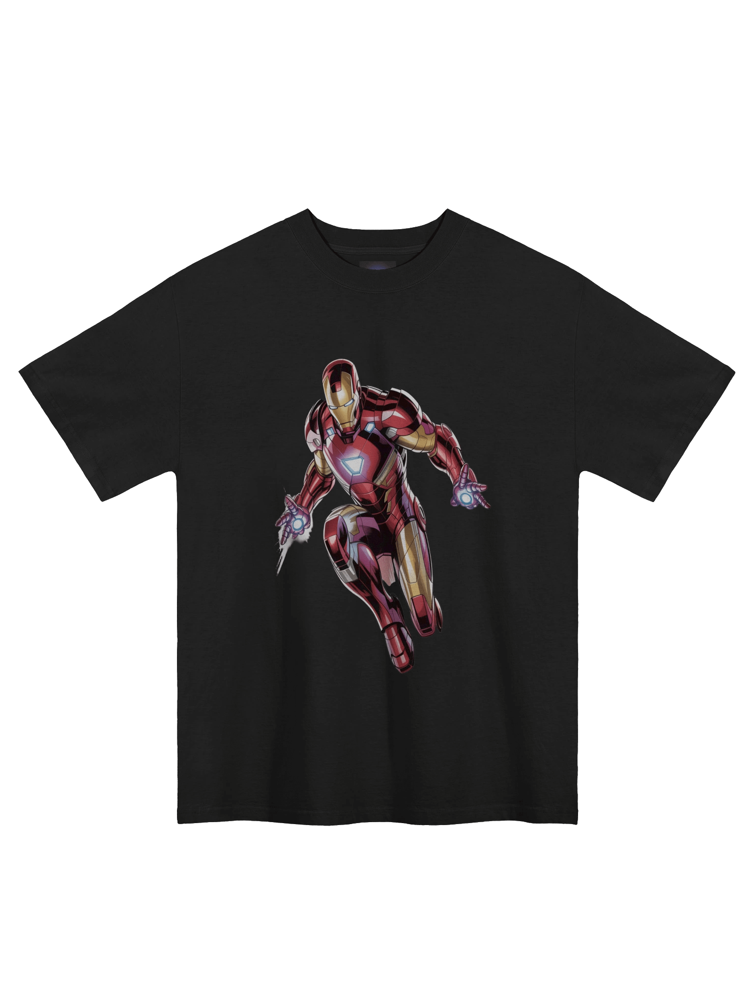 Iron Man Repulsor Eclipse Oversized Faded T-Shirt product image (3)