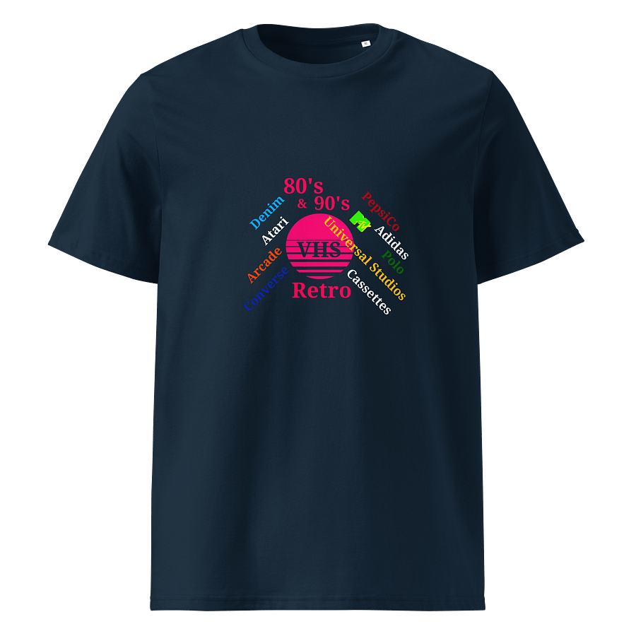 Retro VHS Universal Organic Tee product image (1)