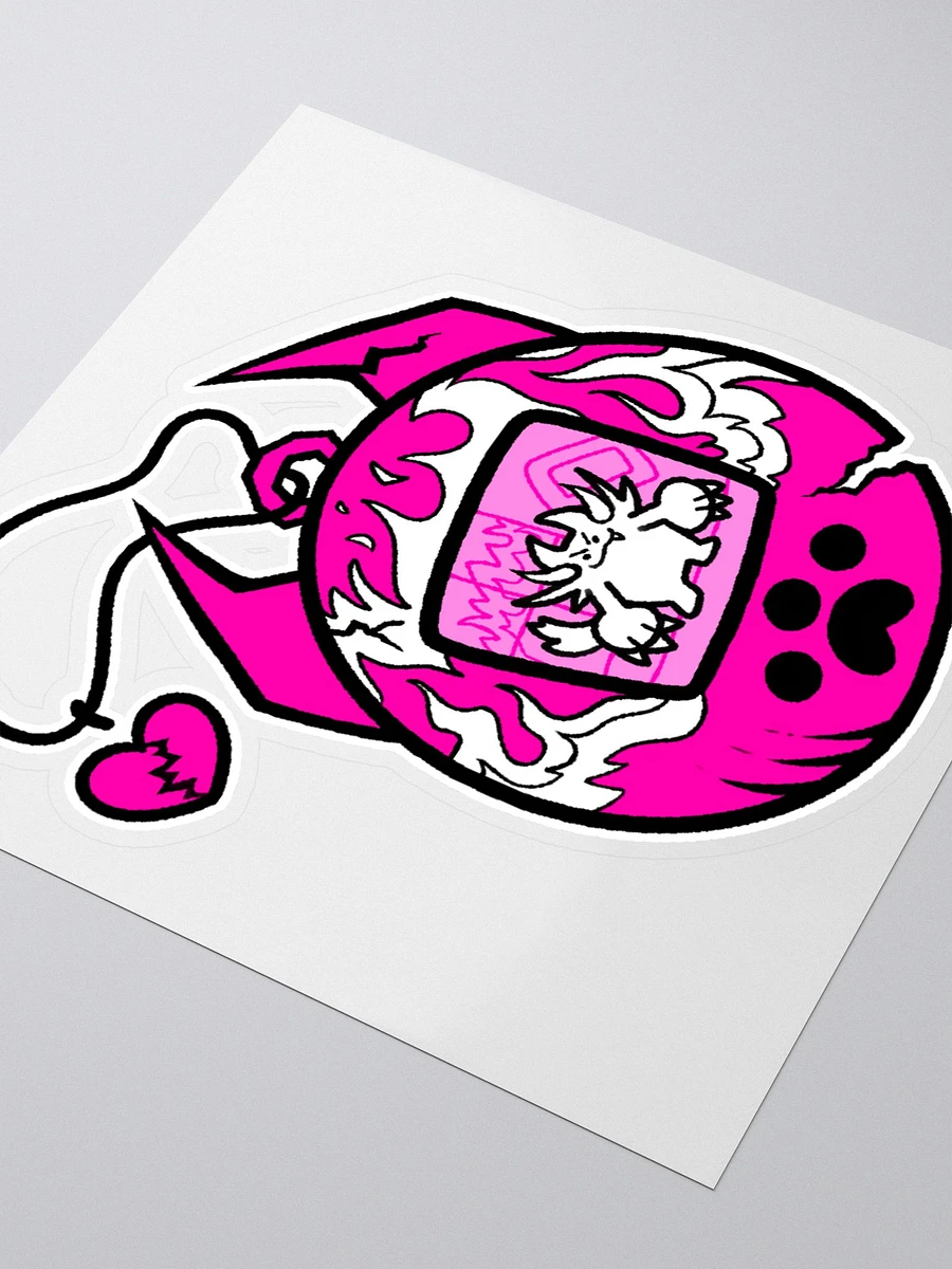 Heartbreaker Virtual Meow // Sticker 2 - Hot Pink product image (3)