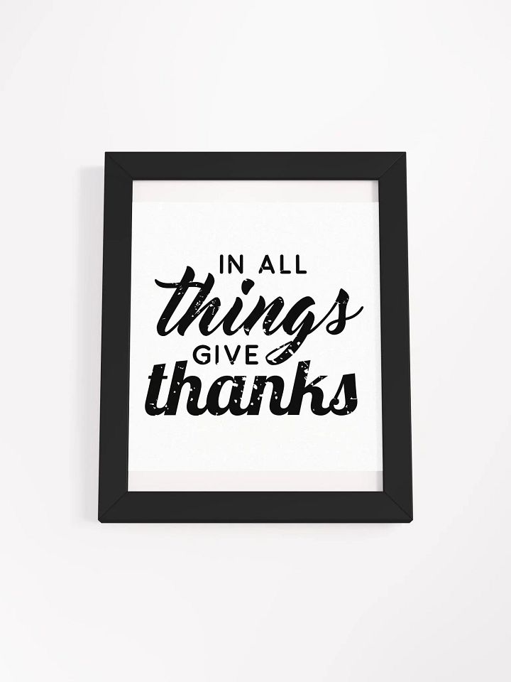 Gratitude in Style Framed Poster product image (1)
