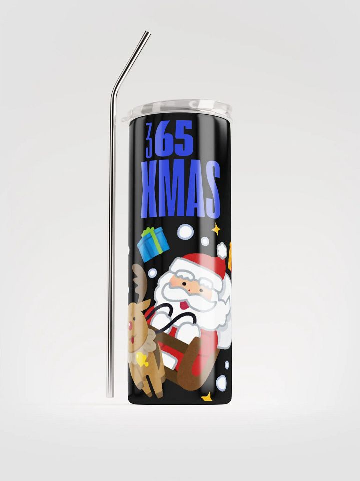 365 XMAS Stainless Steel Tumbler with Reusable Straw product image (2)