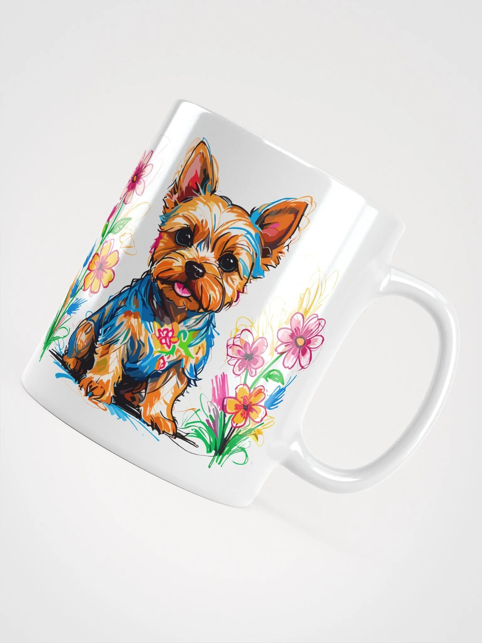 Scribbles Yorkshire Terrier 1 ,Mug product image (8)
