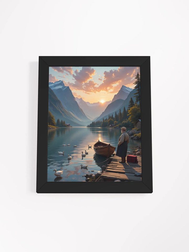 tableau de peinture : Sérénité au bord du lac product image (6)