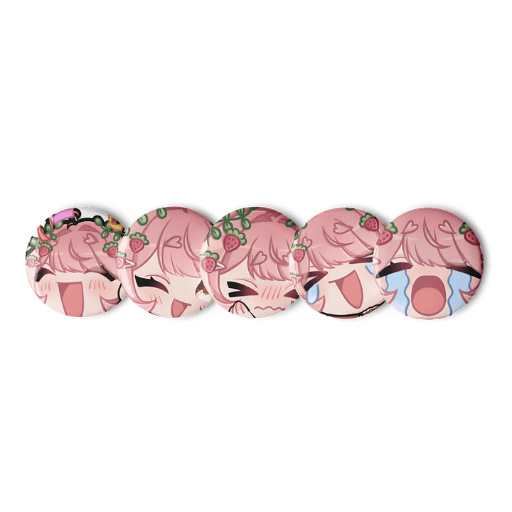 Pixy Emote Pin Set product image (1)