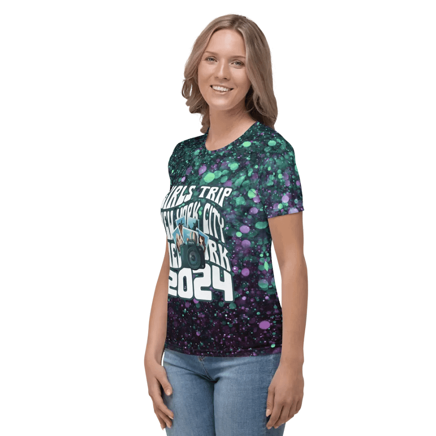 Girls Trip New York 2024 All Over Print T-shirt product image (3)