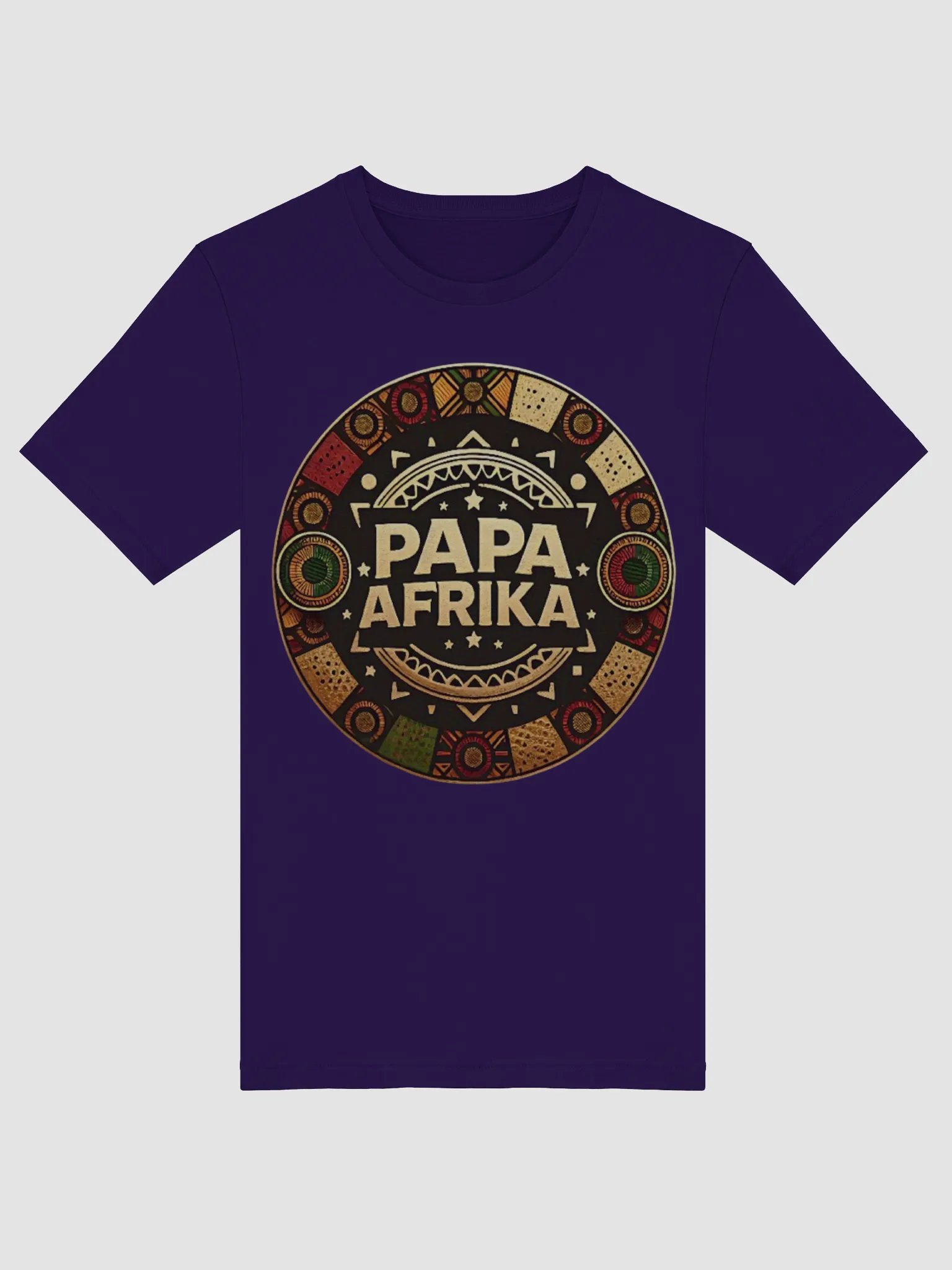 Papa Afrika Africa Father's Day Supersoft T-shirt product image (50)