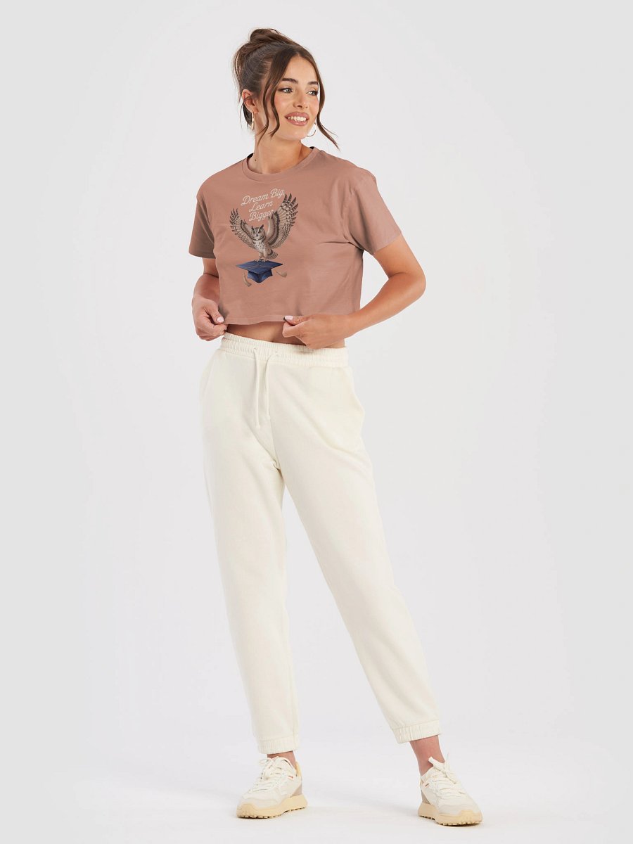 Dream Big Learn Bigger Graduation Women's Crop Top product image (5)