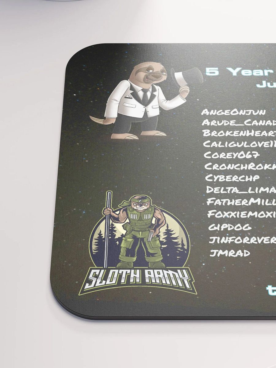 5yr Streamiversary Mousepad product image (6)
