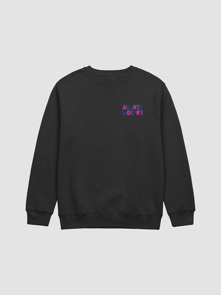 always worthy sweatshirt - bisexual version product image (1)