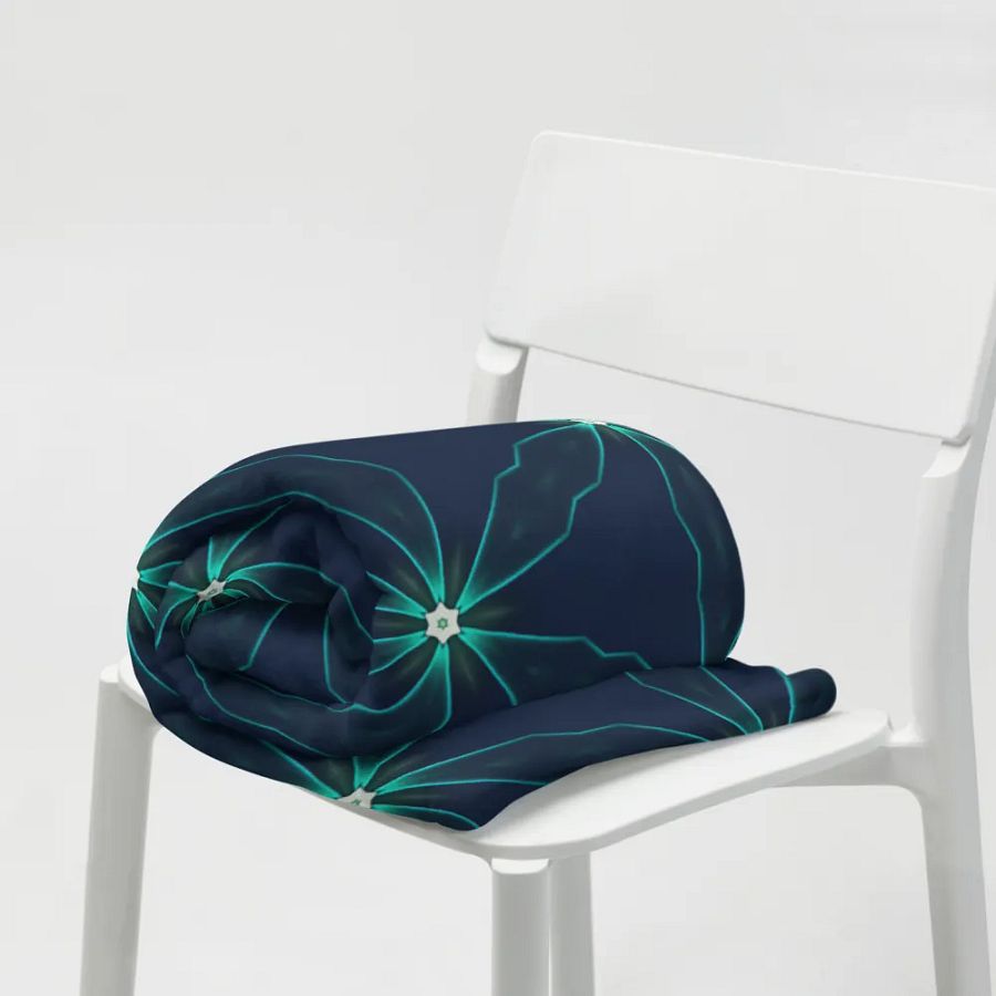 Navy Throw Blanket product image (7)