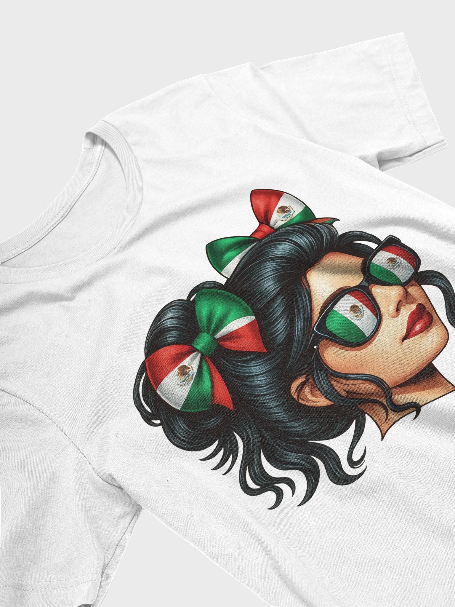 Mexican Flag Sunglasses Graphic T-Shirt product image (3)