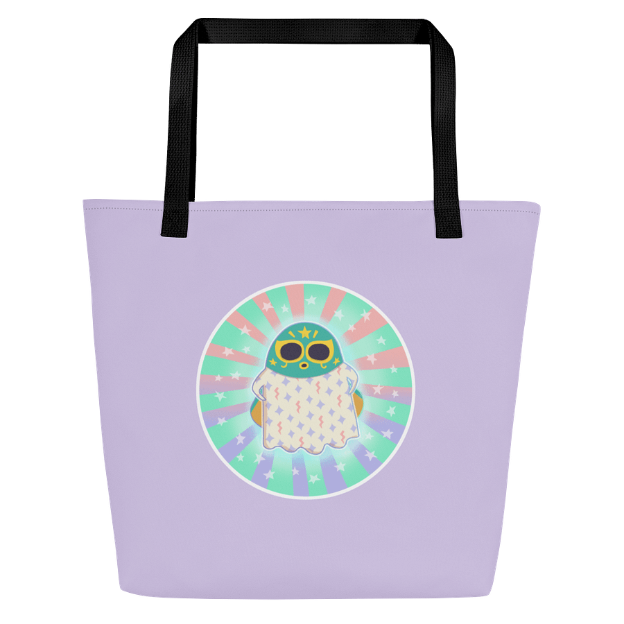 Pastel Little Ghost Luchador - Tote Bag product image (2)