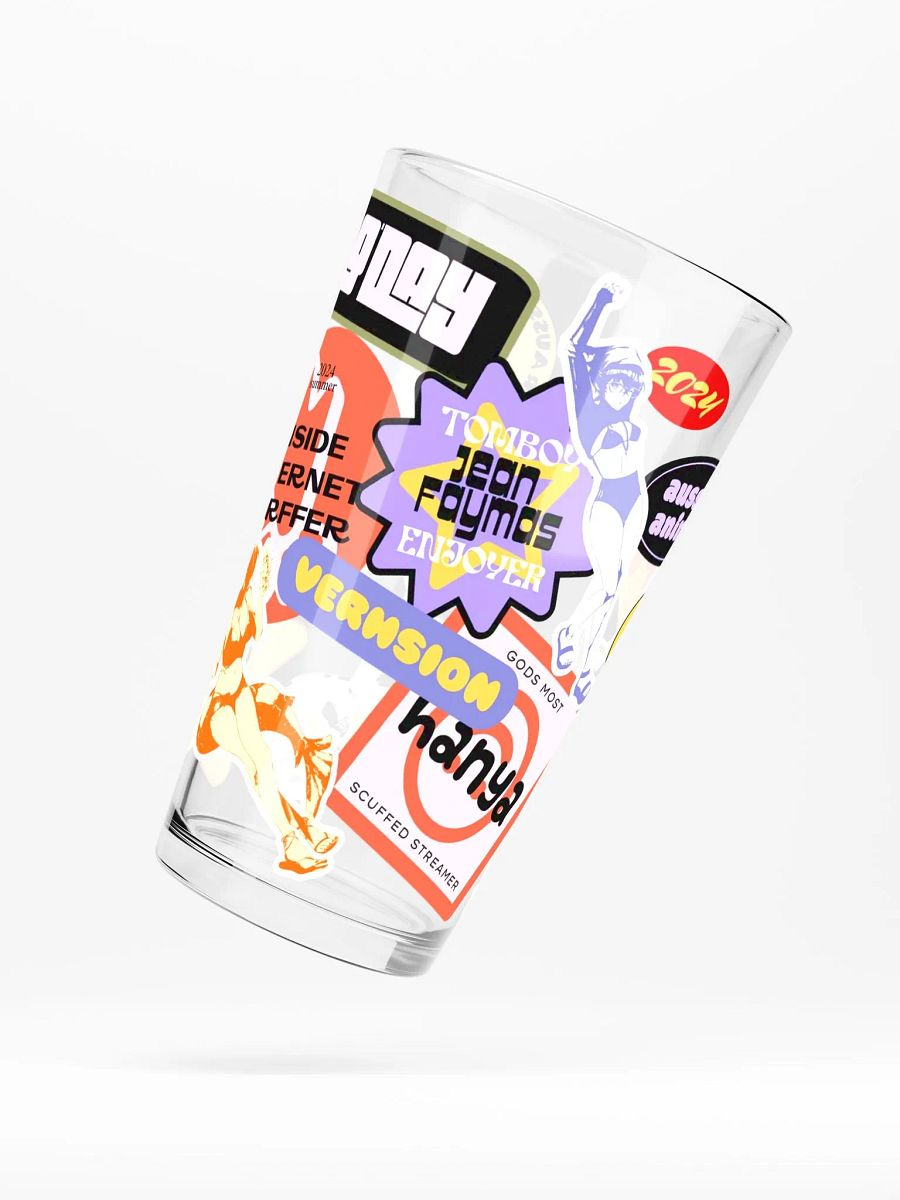 Stickerbomb Pint Glass product image (5)