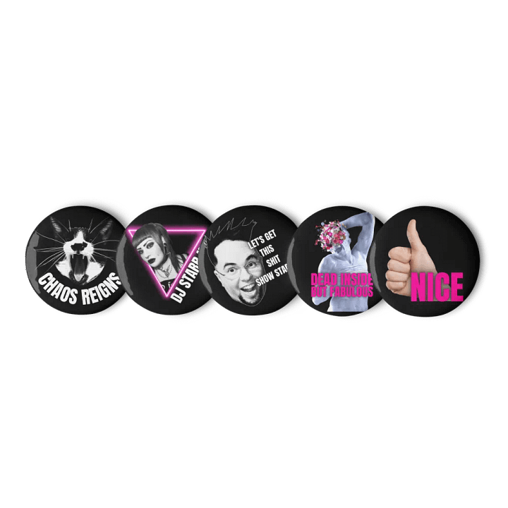 DJ Starr Noir & Co Pin Set product image (1)