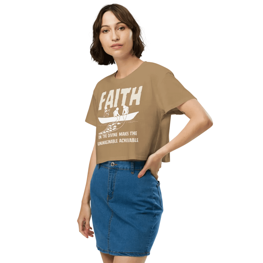 Faith in the Devine Women's Premium Crop Top product image (8)