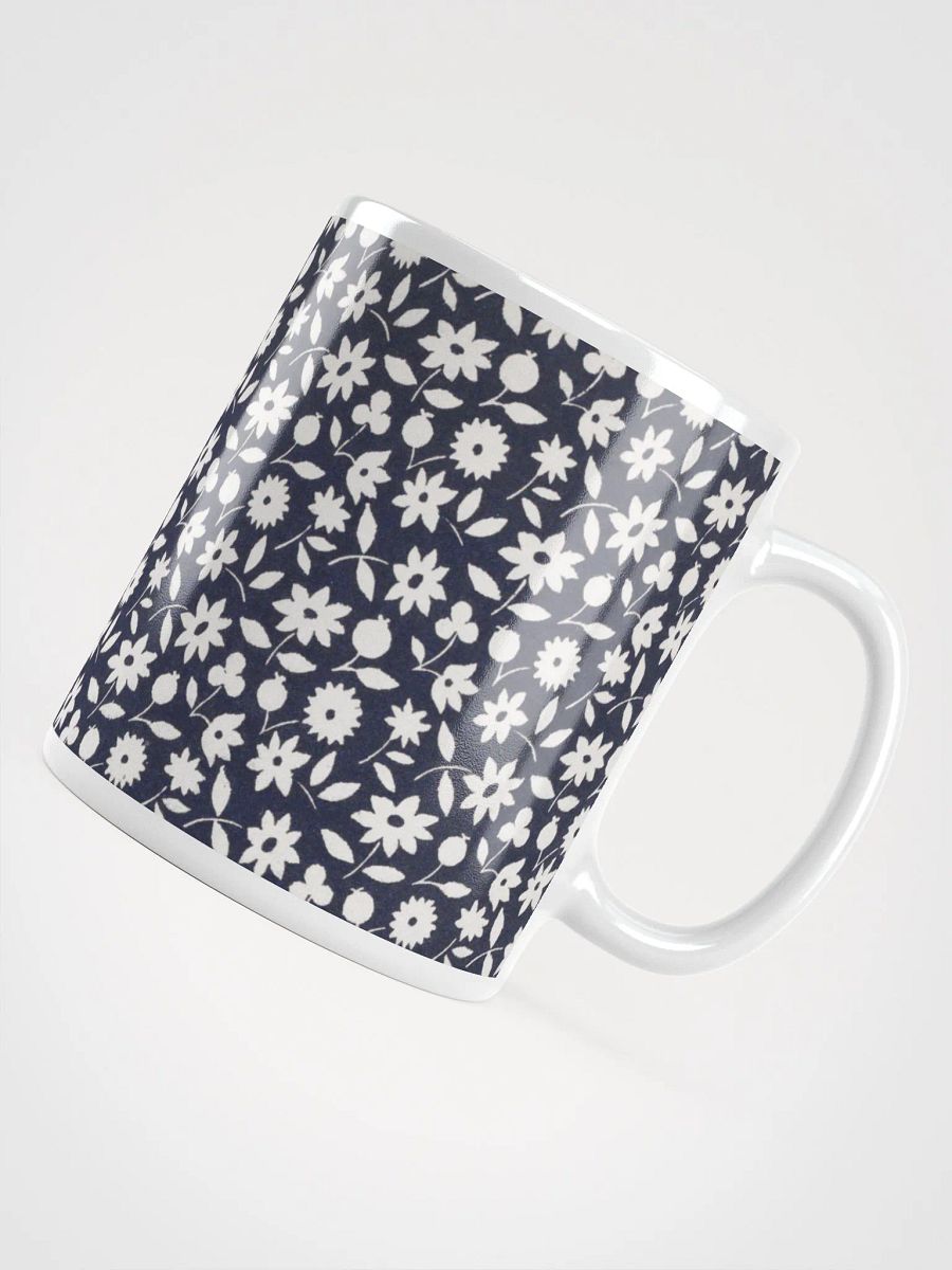 White Flowers: Charles Goy Glossy Mug product image (4)