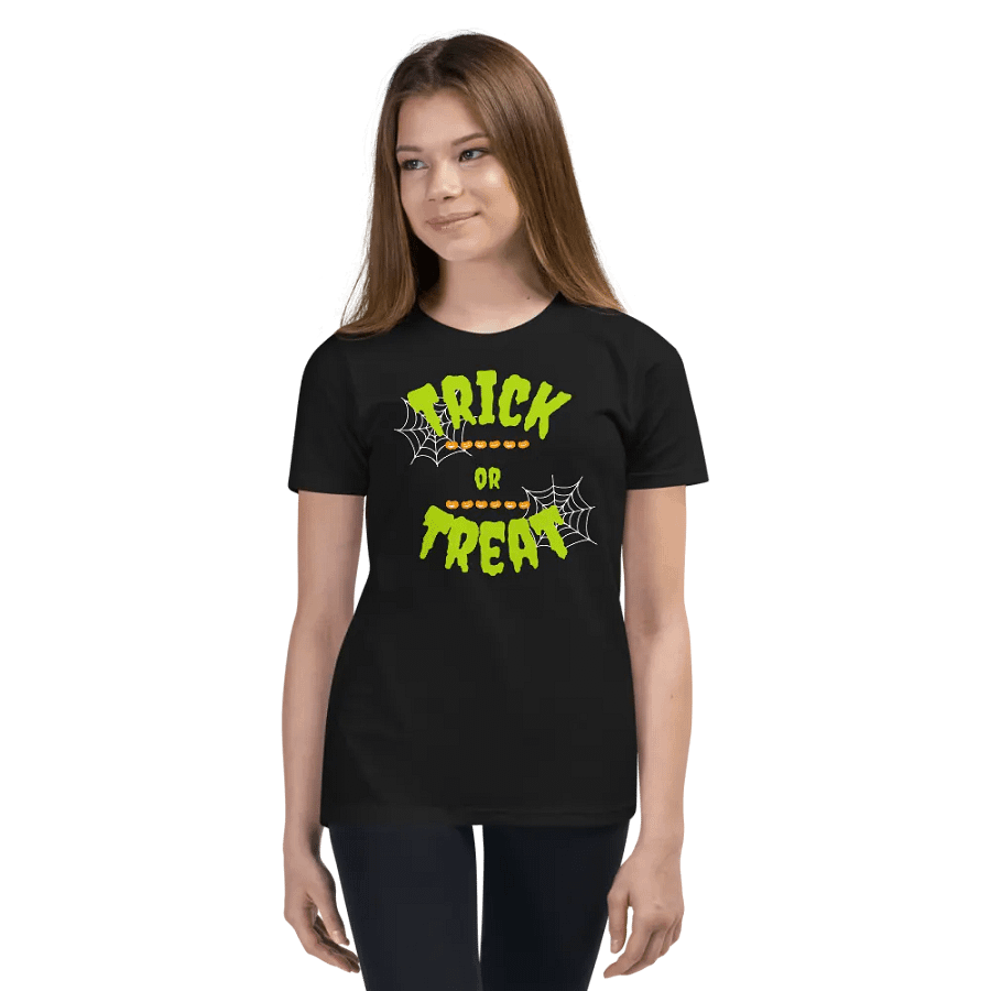 TRICK OR TREAT Halloween Youth T-Shirt product image (5)