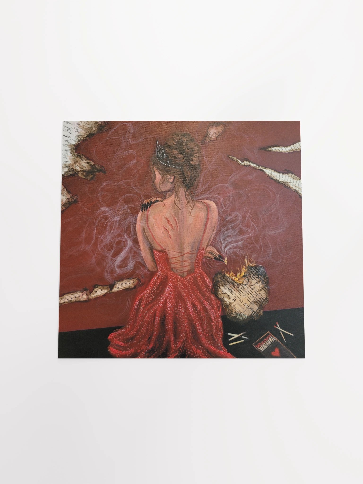 Villain EP Square Art Print product image (4)