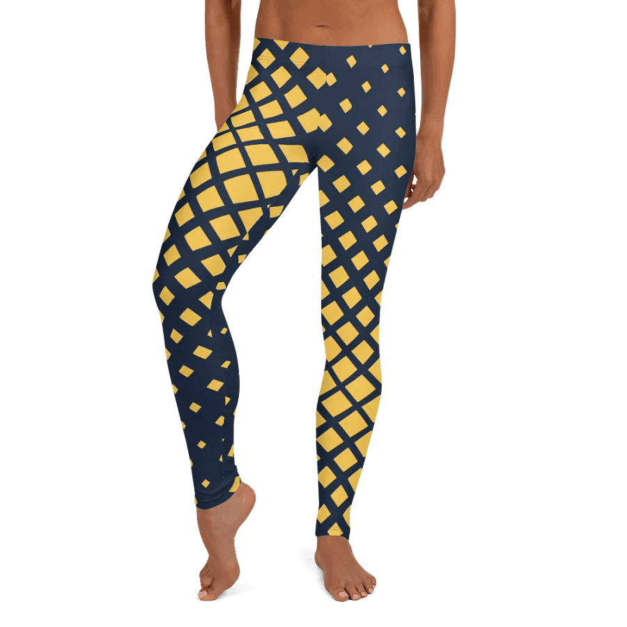 Golden Grid All-Over Leggings product image (9)
