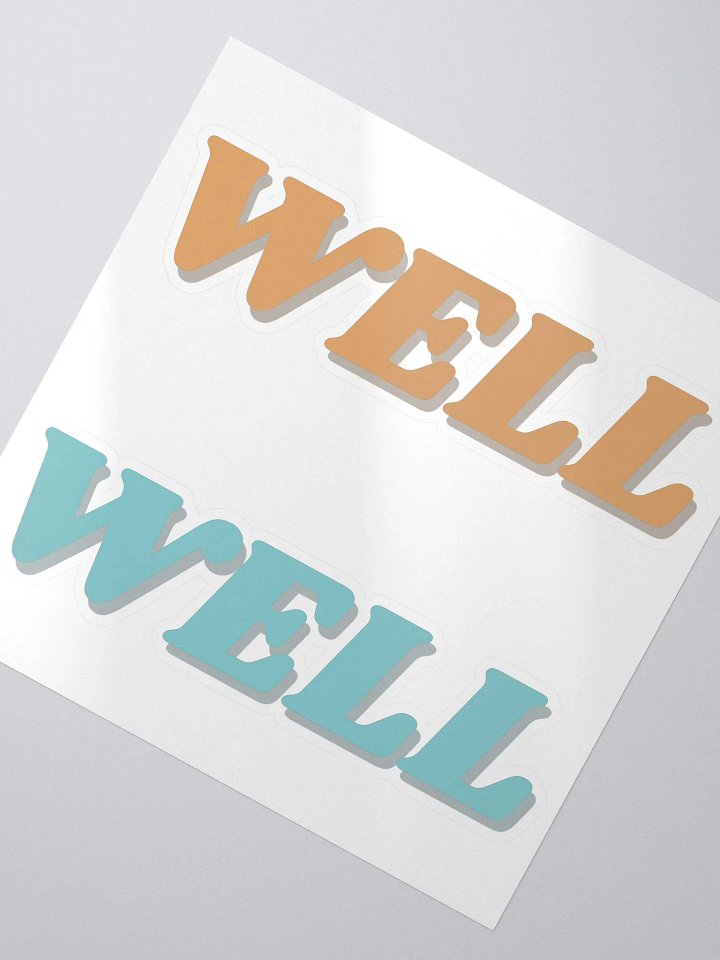 WELL stickers product image (2)