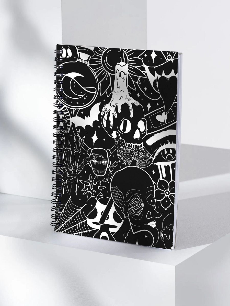 Black Collage Notebook product image (4)