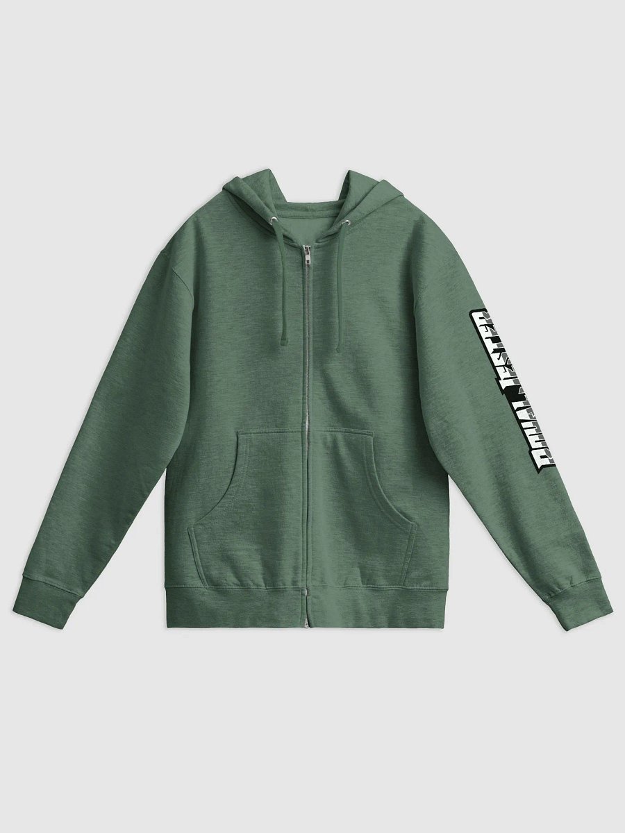WHAT DOES BEAVER TASTE LIKE? (WHITE TEXT ZIP-UP) product image (4)
